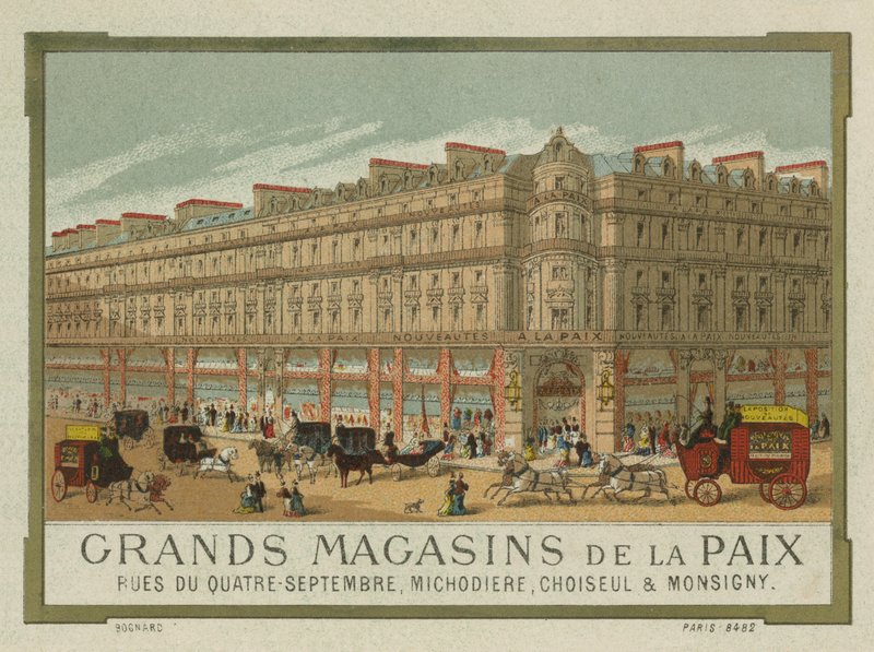 Grands Magasins de la Paix, Paris by French School