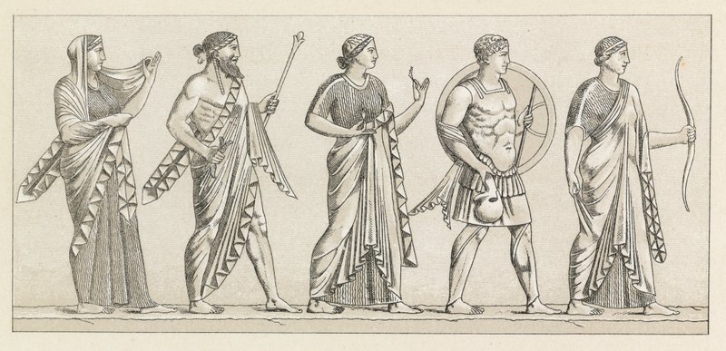 Greek-Roman Costume by French School