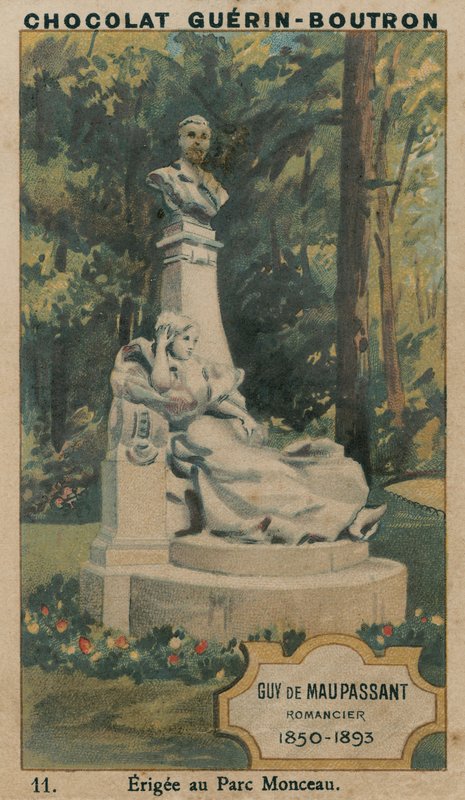 Guy de Maupassant, Novelist, 1850-1893, Erected at Parc Monceau by French School