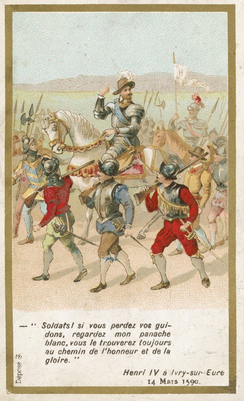 Henry IV, King of France, Ivry-sur-Eure, 14 March 1590 by French School