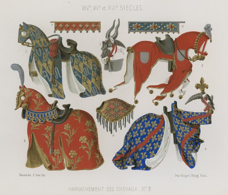 Horse Harnesses by French School