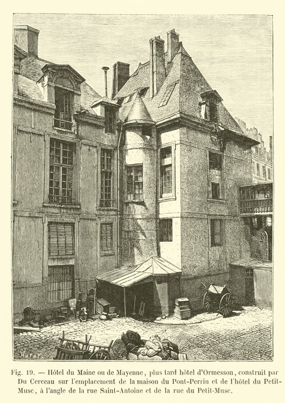 Hotel du Maine or de Mayenne, later Hotel d