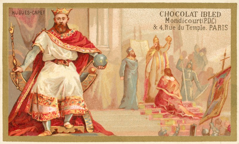 Hugh Capet, King of the Franks by French School