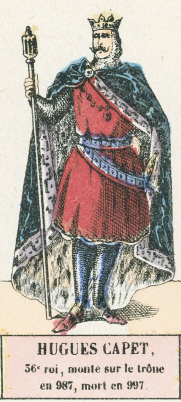 Hugues Capet, 36th King, Ascended the Throne in 987, Died in 997 by French School