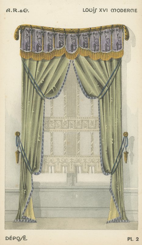 Illustration from interior design product catalogue from A R & Cie, France by French School