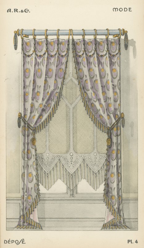 Illustration from interior design product catalogue from A R & Cie, France by French School
