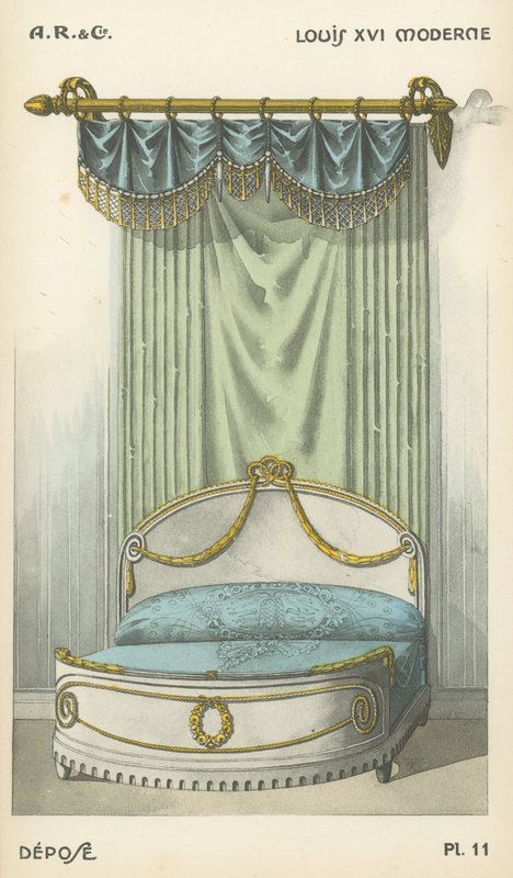 Illustration from interior design product catalogue from A R & Cie, France by French School