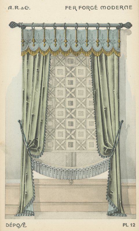 Illustration from interior design product catalogue from A R & Cie, France by French School