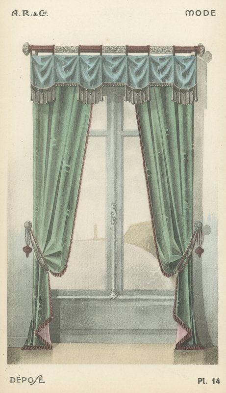 Illustration from interior design product catalogue from A R & Cie, France by French School