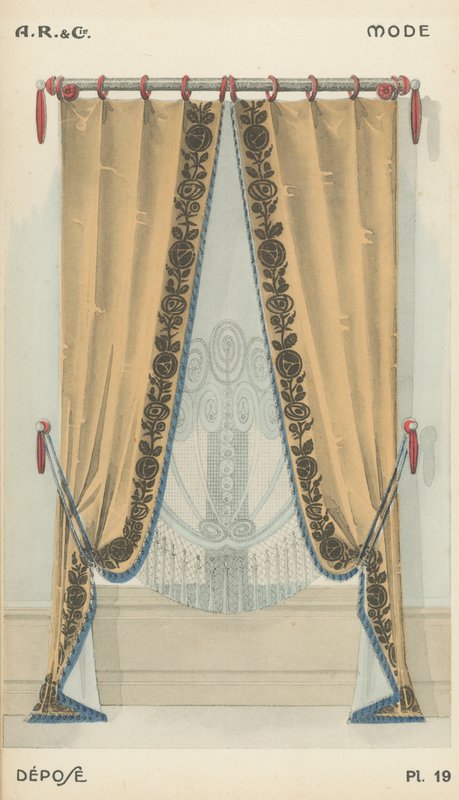 Illustration from interior design product catalogue from A R & Cie, France by French School