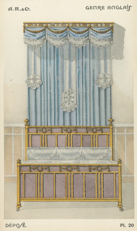 Illustration from interior design product catalogue from A R & Cie, France by French School