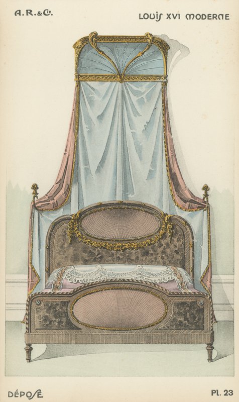 Illustration from interior design product catalogue from A R & Cie, France by French School