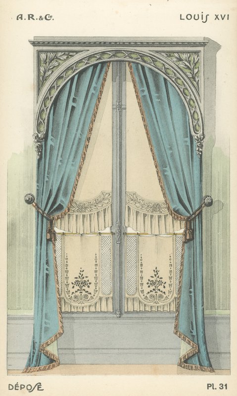 Illustration from interior design product catalogue from A R & Cie, France by French School
