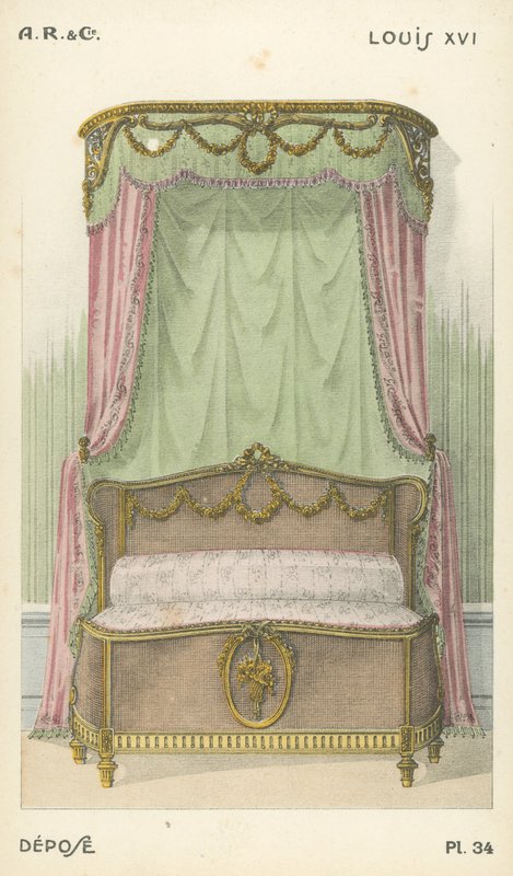 Illustration from interior design product catalogue from A R & Cie, France by French School
