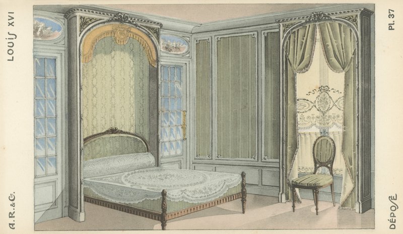 Illustration from interior design product catalogue from A R & Cie, France by French School