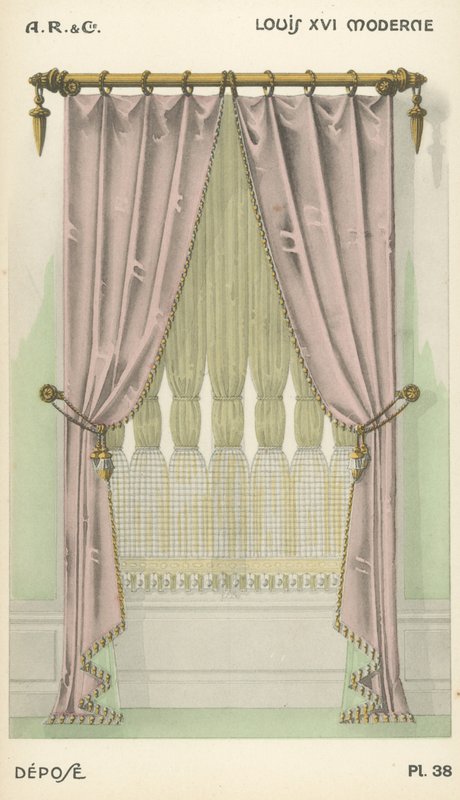 Illustration from interior design product catalogue from A R & Cie, France by French School