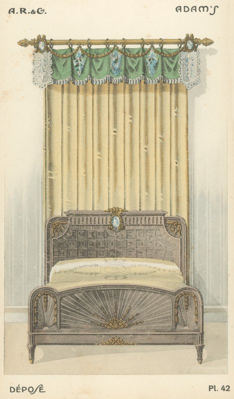 Illustration from interior design product catalogue from A R & Cie, France by French School