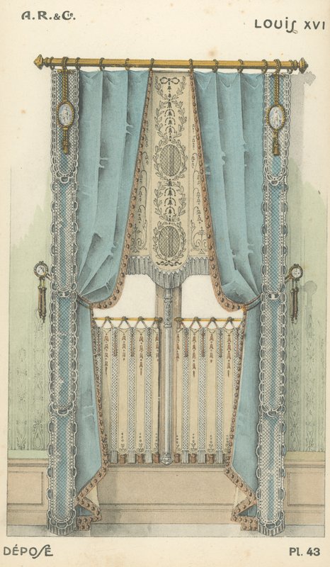 Illustration from interior design product catalogue from A R & Cie, France by French School