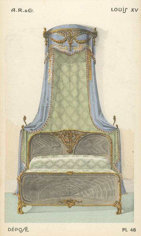 Illustration from interior design product catalogue from A R & Cie, France by French School