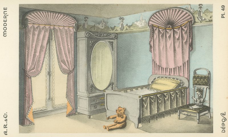 Illustration from interior design product catalogue from A R & Cie, France by French School