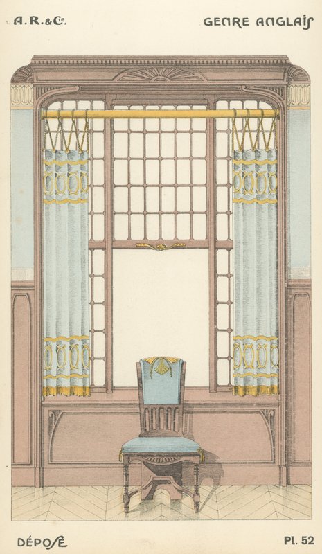Illustration from interior design product catalogue from A R & Cie, France by French School