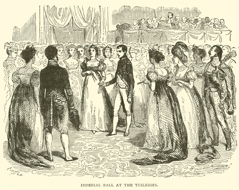 Imperial ball at the tuileries by French School