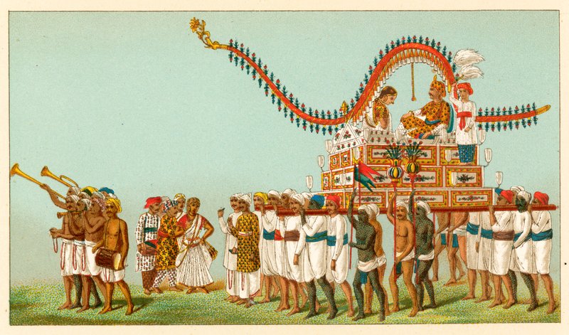India Costume by French School