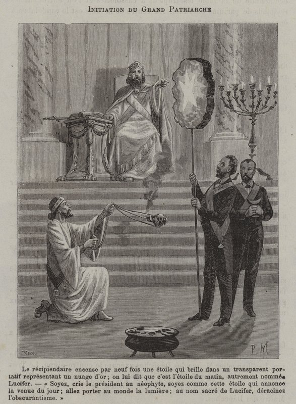 Initiation of a Grand Pontiff by French School