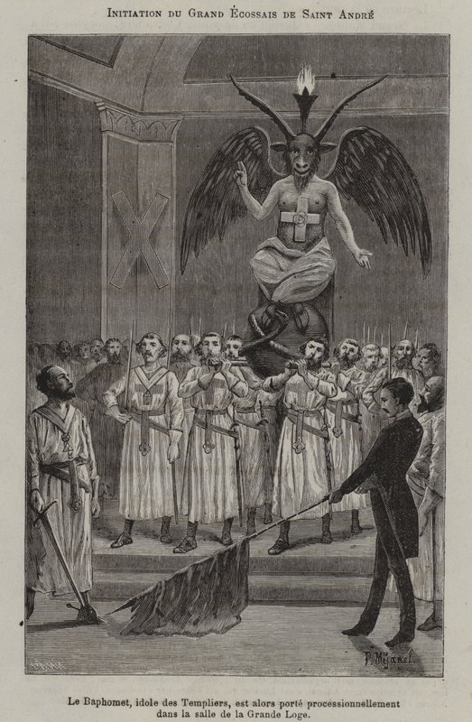 Initiation of a Knight of Saint Andrew by French School