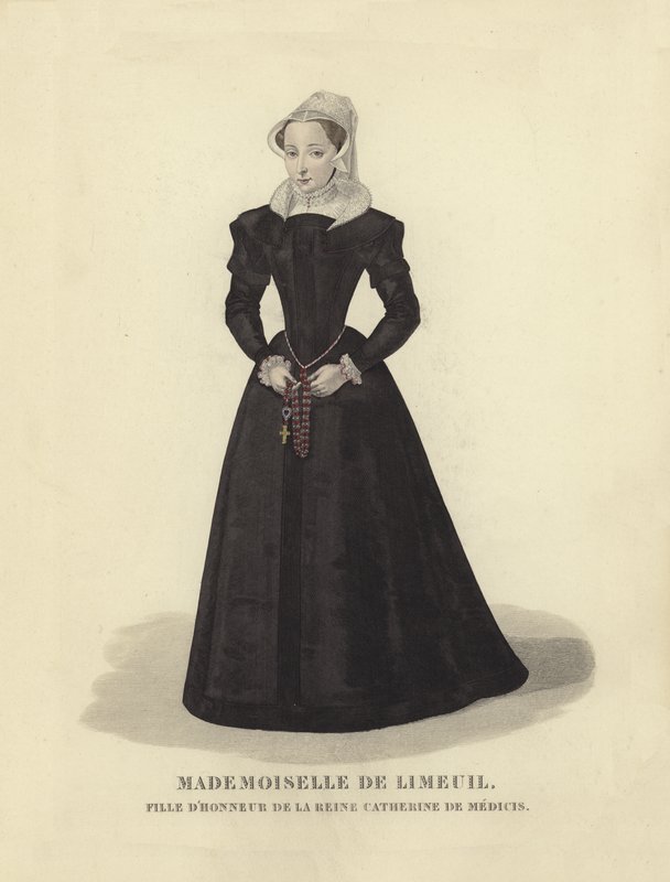 Isabelle de Limeuil, Maid of Honour to Catherine de Medici, wife of King Henry II of France by French School