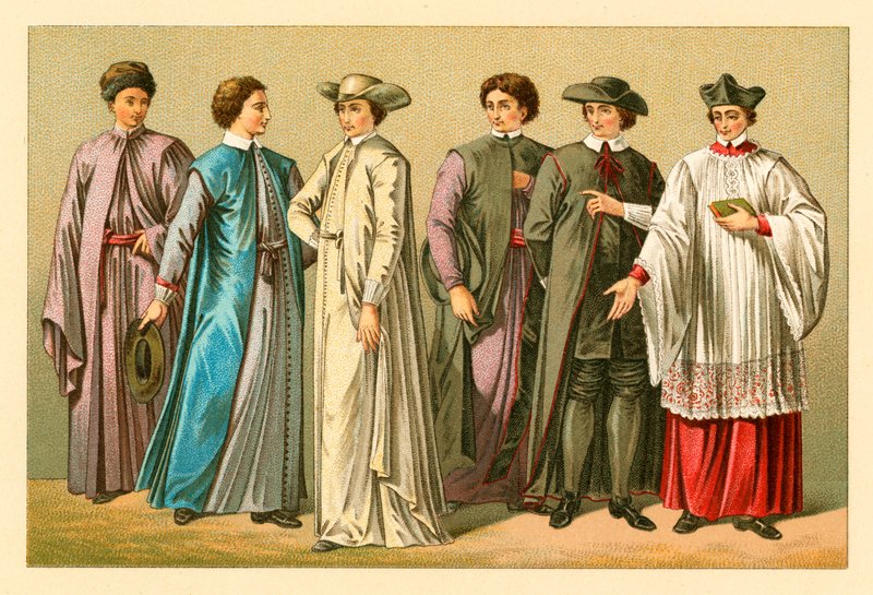 Italy costume by French School