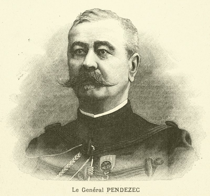 Jean Pendezec, French General (engraving) by French School