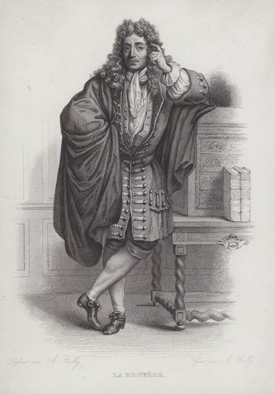 Jean de La Bruyere, French philosopher, moralist and author by French School