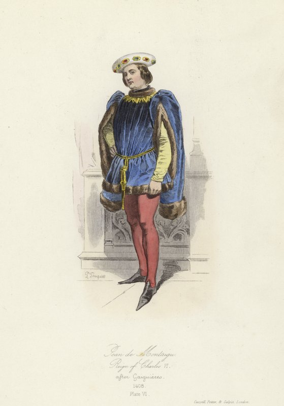 Jean de Montagu, Grand Master of France, Reign of Charles VI by French School