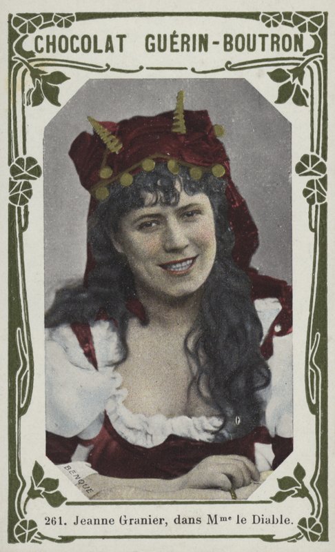 Jeanne Granier, in Madame le Diable by French School