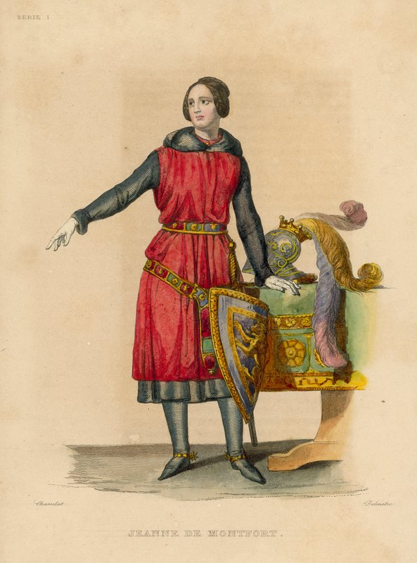Jeanne de Montfort by French School