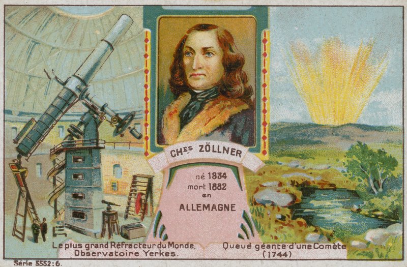 Johann Karl Friedrich Zoellner, German Astronomer by French School