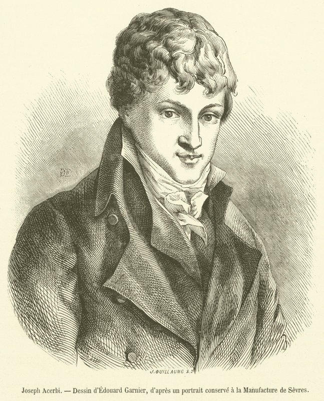 Joseph Acerbi (engraving) by French School