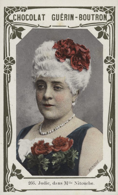 Judic in Madame Nitouche by French School