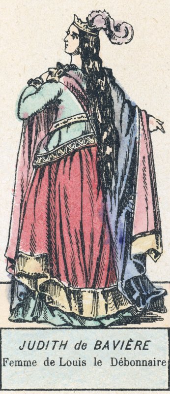 Judith of Bavaria, Wife of Louis the Pious by French School