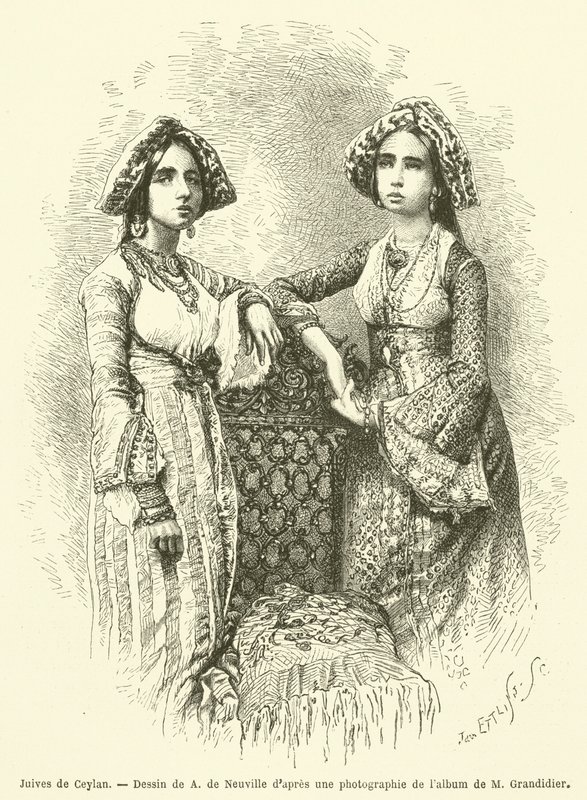 Jewish women of Ceylon by French School