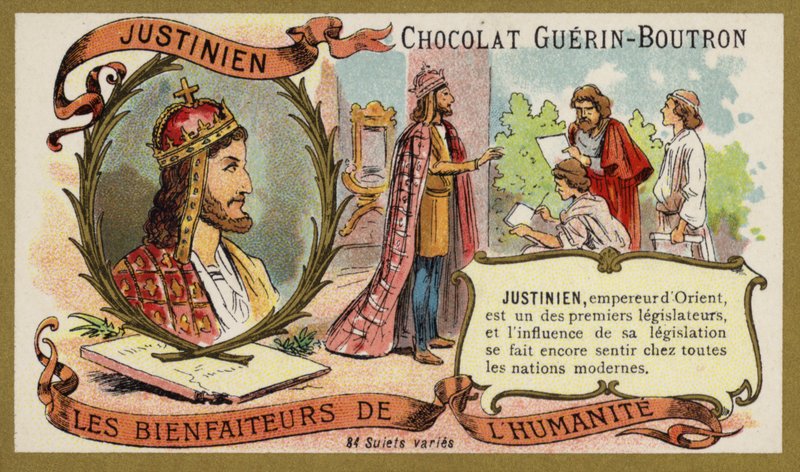 Justinian I, Byzantine Emperor by French School