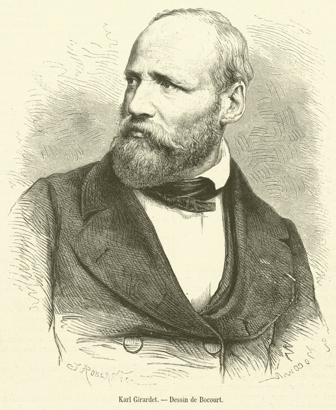 Karl Girardet (engraving) by French School