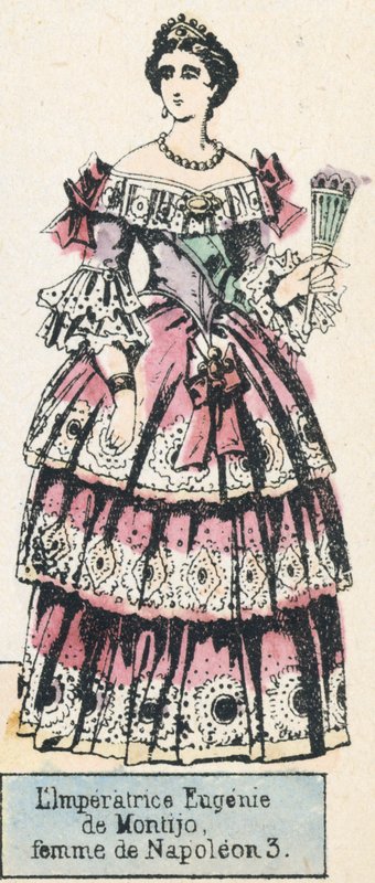 Empress Eugenie de Montijo, wife of Napoleon III by French School