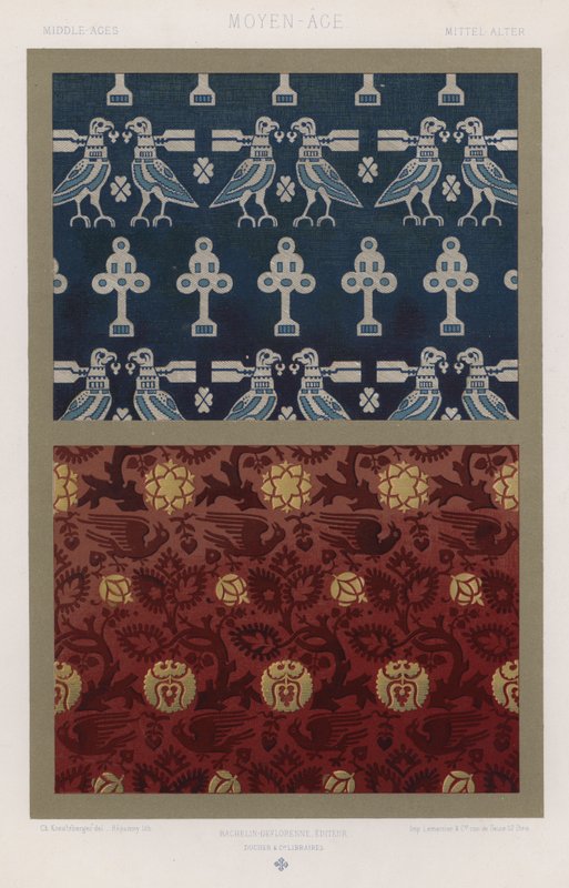 The Ornament of Fabrics: Middle Ages by French School