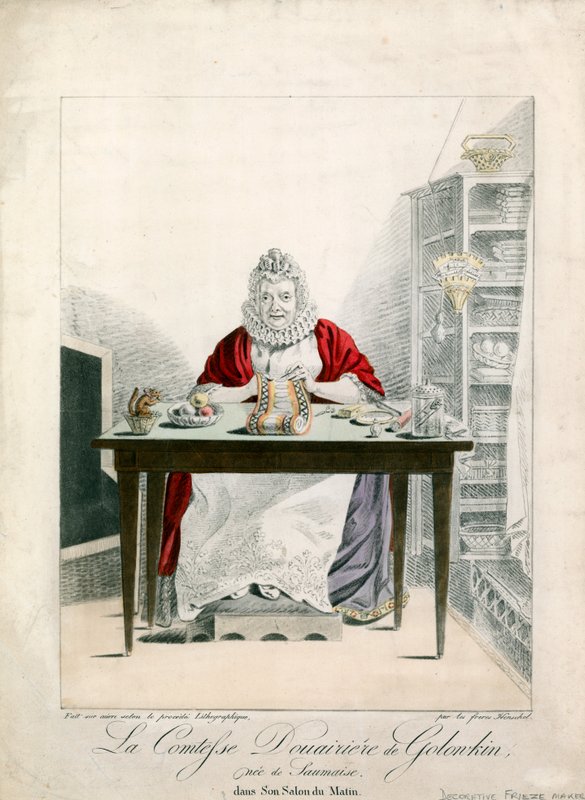 The Dowager Countess of Golonkin by French School