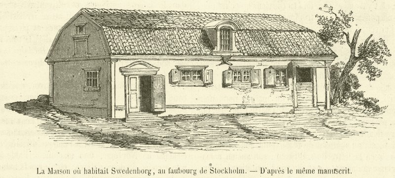 The House Where Swedenborg Lived, in the Suburb of Stockholm by French School