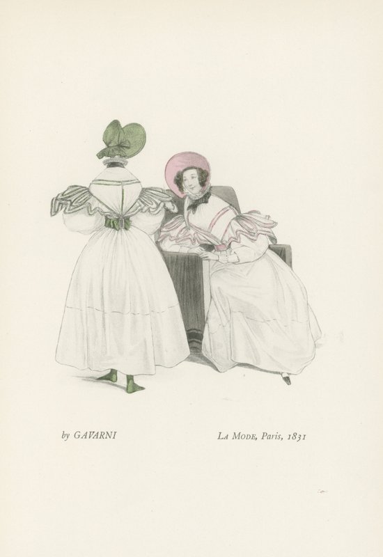 La Mode, Paris, 1831 by French School
