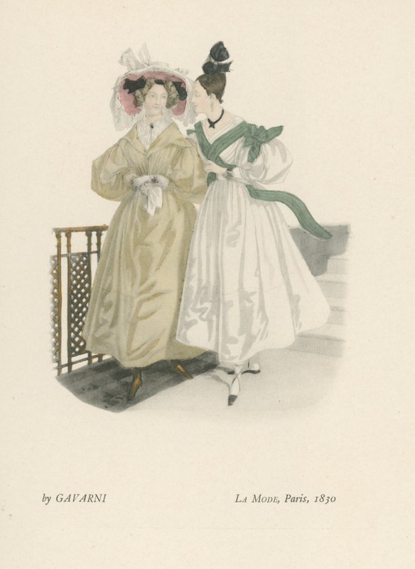 La Mode, Paris, April 1830 by French School
