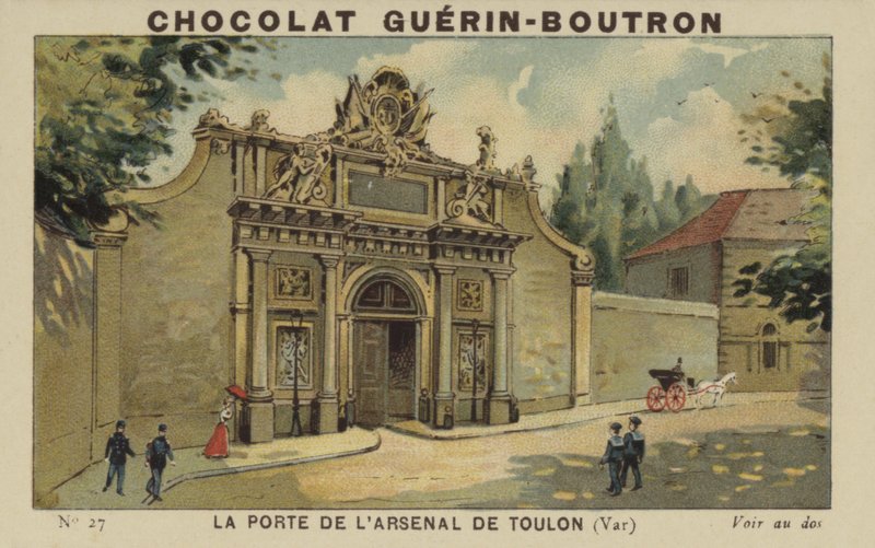 Arsenal Gate of Toulon, Var by French School